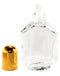 Riverrun Roll-on Perfume Cologne Bottle Faceted Glass Gold Cap Essential Oil Aromatherapy Roller