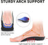 Arch Support Insoles - 330+ lbs Plantar Fasciitis Insoles, 3/4 Length Orthotic Inserts for Women & Men, Heel Pain, Flat