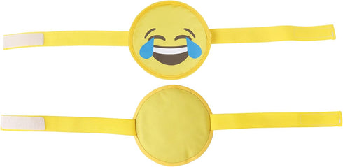 FOMI Kids Hot Cold Gel Ice Packs - 2 Pack, Multi-Use Emoji Designed Wrap for Pain Relief for Children, Reusable Compress