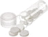 SOUJOY 200 Pieces Small Pill Bottle, 5ml Plastic Sample Bottle, Clear Tiny Travel Tubes for Storage