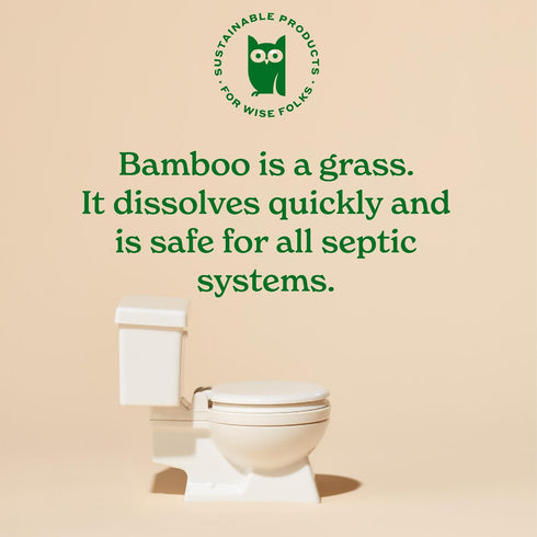 Pack 8, 144 Caboo Tree Free Flushable Wipes, Travel Wipe, Certified Flushable, Septic Safe, Biodegradable Wipe