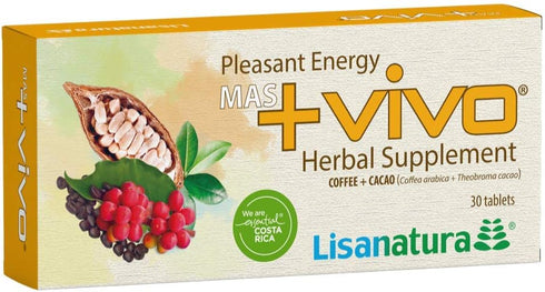 Vivo Herbal Supplement - Sugar, Gluten & Lactose Free, 30 Tablets