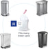Extreme Consumer Products Trash Bags, Compatible with Simplehuman Code H, 2 Refill Rolls (100 Count)