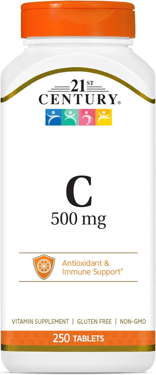 21st Century Vitamin C, 500 mg, 250 Tablets