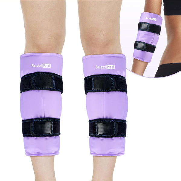 Reusable Shin Splint Ice Pack for Injuries - 360° Cold Compress Leg Cold Packs, Gel Freezer Packs for Injury, Calf Ice