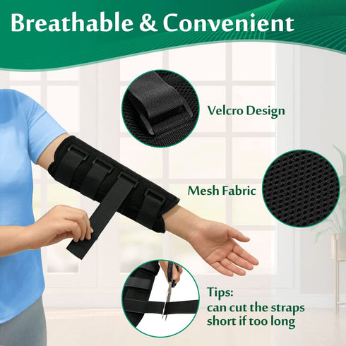 Elbow Brace for Tendonitis, Ulnar Nerve, Cubital Tunnel, Sleeping Immobilizer, Pain Relief Support for Arthritis