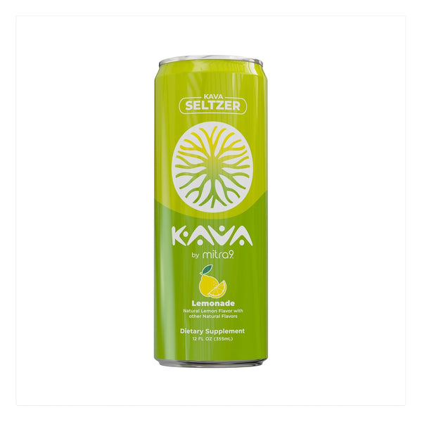 Mitra9 | Lemonade Kava Seltzer - Sparkling Relaxation Drink | 4-Pack |