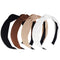 YISSION 4PCS Knotted Headbands, Non Slip Wide Fashion Accessories for Women and Girls, Black and White