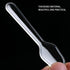 500 Pcs Disposable Clear Plastic Mini Spoons for Jelly, Pudding, Yogurt, Ice Cream, Dessert, Party
