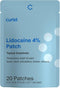 Curist Super Stick Lidocaine Patches, Topical Pain Relief for Back, Neck, Sore Muscle Relief, 20 Patches - 1 Pack