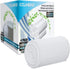 8 Gallon Medium Trash Bags, White Kitchen Garbage Bags, Plastic Wastebasket Liners for Home and Office Bins, 220 Count