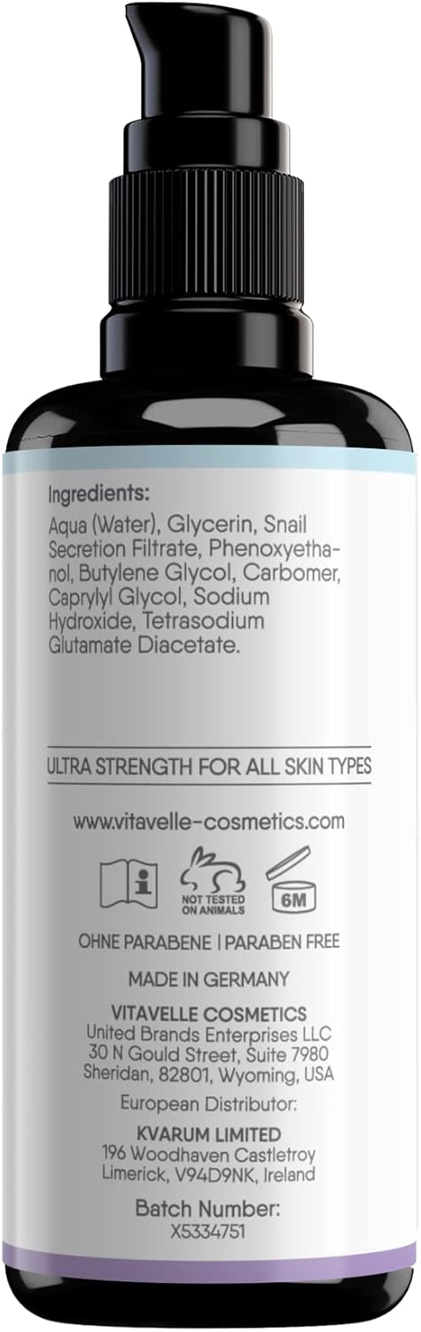 Snail Mucin Moisturizer Gel for Face, Anti-Aging Collagen-Boosting Snail Gel for All Skin Types