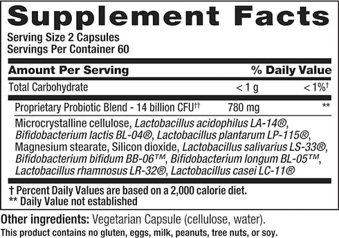 Nutrition Now - PB 8 Probiotic Acidophilus, 120 Capsules, Pack of 3