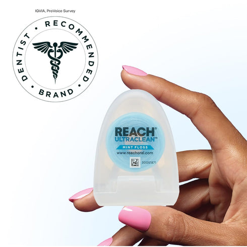 REACH Ultraclean Dental Floss, Mint, 30 Yards (Pack of 3)