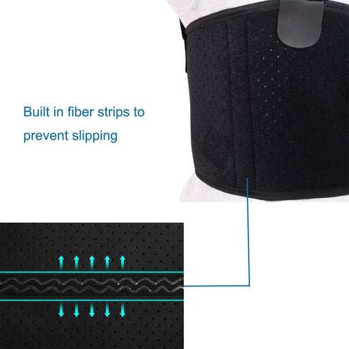 Solmyr Rib Brace for Men and Women, Broken Rib Protector Wrap for Bruised Ribs, Dislocated Ribs, and Pulled Muscle Pain