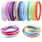 Pack of 26 DIY Satin Covered Fashion Headbands Set, 0.4 Inch/1 Cm Colorful Ribbon Hair Band Craft Headband Set