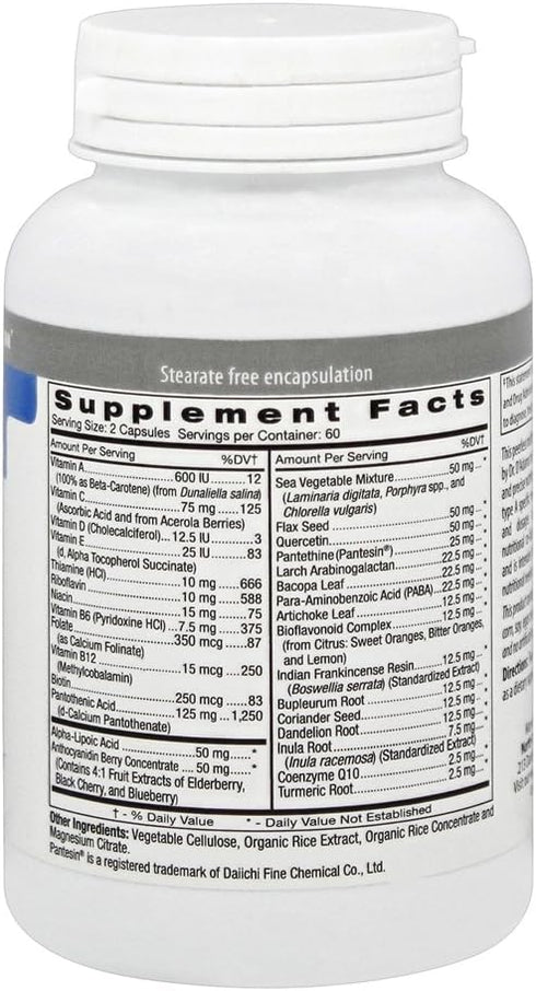 D'Adamo Personalized Nutrition Polyvite A, 120 Count