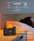 Flame Air Diffuser Humidifier - Upgraded Scent Diffuser for Essential Oils, Ultrasonic Aromatherapy, Auto-off Function