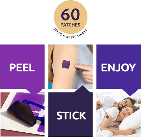 Set, (60 Sleep Patches, Sleep Patches for Adults, Upgraded Sleep Patches Easy to Apply and Comfortable, Premium