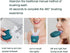 VIDECOR IPX7 360 Electric UShaped Toothbrush, Electric UShaped Toothbrush Smart Teeth Toothbrush Silicone Electric