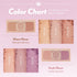 I'M MEME Blusher Palette - Afternoon Tea_Fruit Flavor, Soft Pink, Peach, Lavender, 3 Shades, 0.4 Oz
