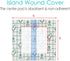 Hola Health 6"x6"(Pack 25) Waterproof Shower Cover Shields, Non-Stick Center Pad for Dialysis Port Picc Line Chest