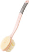 Shower Body Brush with Bristles and Large Pumpkin Loofah - Back Scrubber Bath Mesh Sponge for Skin Exfoliating
