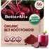 Organic Beet Root Powder, USDA Certified Nitric Oxide Supplement, Beet Juice Powder Superfood, 56 Servings, 8 oz