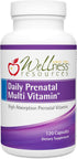 Wellness Resources Daily Prenatal Multi Vitamin - 120 Capsules with High Absorption Methyl Folate