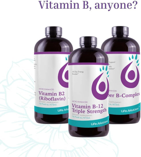 Vitamin B2 - Liquid Dietary Supplement with 50mg Riboflavin - Highly Bioavailable, Rapid-Sorb Technology - 16 fl oz