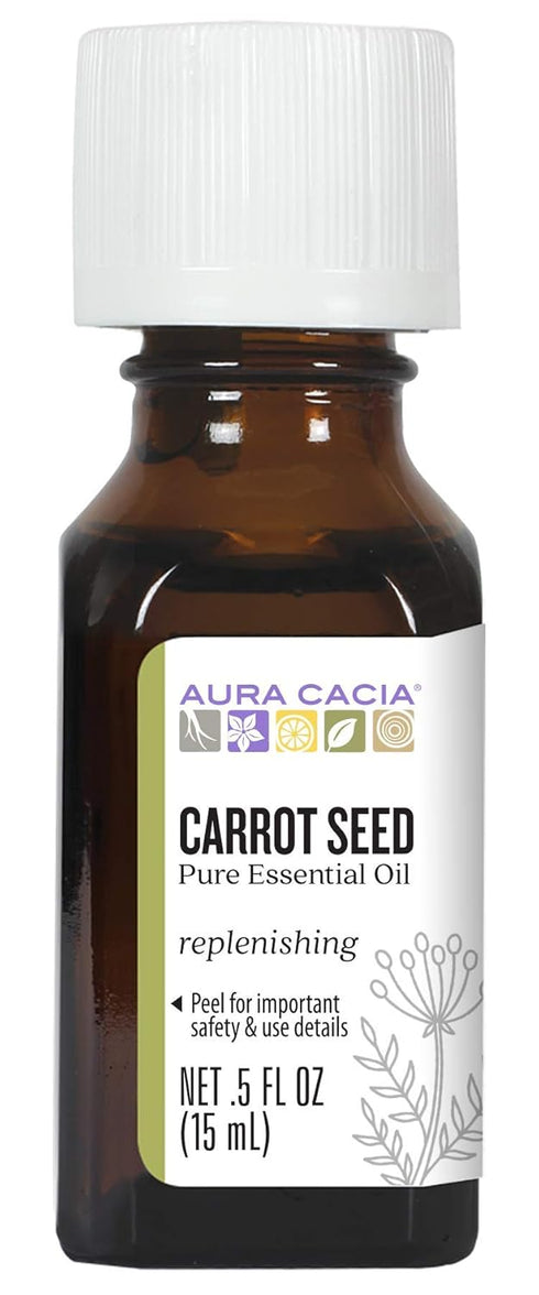 Essential Oil, Replenishing Carrot Seed Aura Cacia, 0.5 fluid ounce