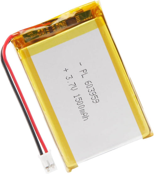 Qimoo 603959 3.7V Lipo Battery 1500mAh 603959 Rechargeable Lithium Polymer Battery Pack with