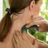 Healeved Green Jade Scalp Massage, Natural Gua Sha Comb for Head Relaxation, Wide Tooth Jade Comb for Blood