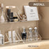 3 Pcs Medicine Cabinet Tray Organizer - Small Adhesive Bathroom Vanity Floating Shelves for Countertop Storage