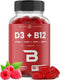 Vitamin D3 & Vitamin B12 | Methyl B12 Gummies for Adults & Kids, 60 Gummies, Enhanced with Vitamin D3 & B9 Vitamin