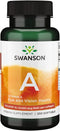 Swanson Vitamin A 10,000 IU (3,000 mcg RAE) | 250 Softgels | Natural Nourishment for Bone, Skin & Immune Support