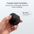 VITAMASS Handheld Massage Ball, Portable Waterproof Rechargeable Mini Massage Tool (Black)
