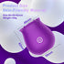Kwevos Stimulator,10 Rose Sex Toy for Women, Sucking Vibrator, Adult Toy for Female Adult Sex with Magnetic