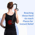 Back and Neck Massager - Deep Tissue Pain Relief, Upgraded Full Body Trigger Point Massage Tools (Black)