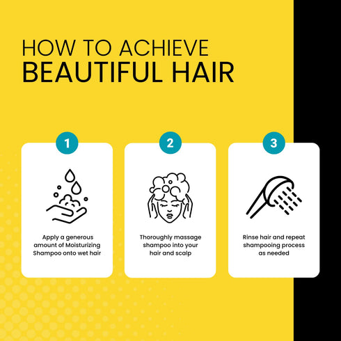 The Hair Diagram Ashley Marie Moisturizing Shampoo, 12 oz - Natural Cleansing & Strengthening, Color Safe