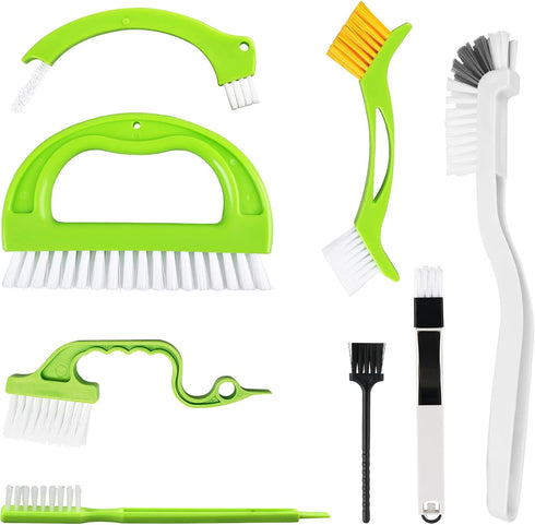 LeeLoon 8 Pack Grout Cleaner Brush, Hand-held Groove Gap Cleaning Tools Tile Joint