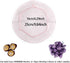 100Pcs 9.8 Inch Pink Round Organza Bags Drawstring, Sheer Jewelry Candy Pouch for Baby Shower Wedding Party Favors