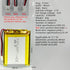 HXJNLDC 3.7V 2100mAh 804050 3.7-5V 2-Wire DC li-ion Lithium Ion Polymer Battery Replacement for DIY Electronic Products