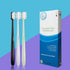 3PCS PureSoft Eco Toothbrush, 20000 Ultra Soft Micro Nano Bristles, BPA-Free, Lightweight with Travel Case for