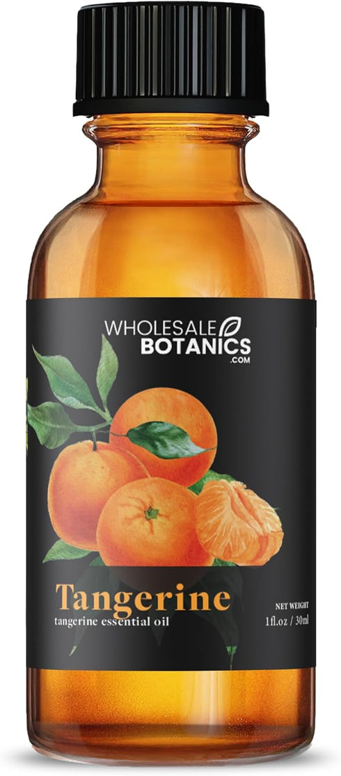 Tangerine Essential Oil by Wholesale Botanics | Premium Grade 100% Undiluted Essential Oil | for Aromatherapy, Soaps, Lotions, & Candles | Vegan & Cruelty Free (1 Fl Oz)