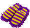 Unisex Microfiber Slippers, Floor Cleaning Mop for Men and Women, House Dusting Tool