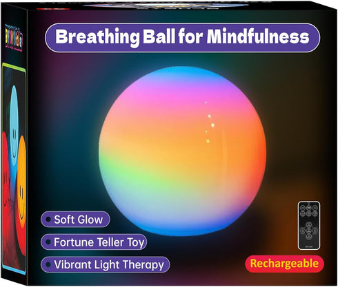 YESIE 'Breathing Ball'| Visual Meditation Tool Accessories for Mindfulness| Sound Guided| Calm