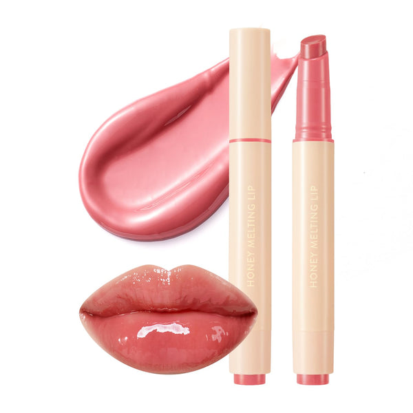 Nature Republic HONEY MELTING LIP (02 FIG), K-BEAUTY Lip Plumper, Tint, Balm, Korean Lip Gloss