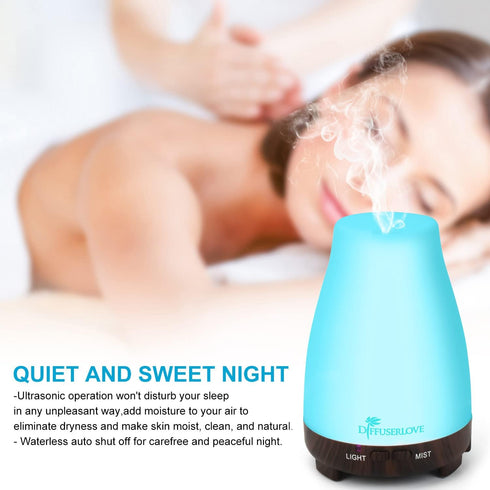 Diffuserlove Essential Oil Diffusers, 200ML Remote Control Diffuser, BPA-Free Aromatherapy Diffuser