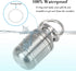 Portable Pill Case: Mini Titanium Alloy Waterproof Medicine Holder with Keychain for Outdoor Sports, Camping, Hiking,